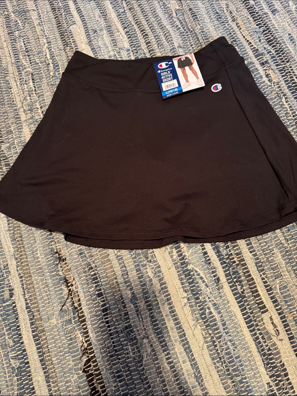 Champion Black girls active Skort